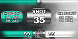 224 x 448 Designer Template:  Water Polo Aqua