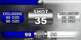224 x 448 Designer Template:  Water Polo 2 Blue