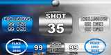 224 x 448 Designer Template:  Water Polo 3 Blue