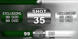 224 x 448 Designer Template:  Water Polo Dark Green