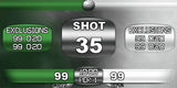 224 x 448 Designer Template:  Water Polo Green