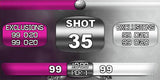 224 x 448 Designer Template:  Water Polo Magenta