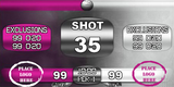 224 x 448 Designer Template:  Water Polo Magenta
