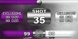 224 x 448 Designer Template:  Water Polo Purple