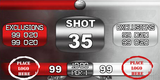 224 x 448 Designer Template:  Water Polo 2 Red