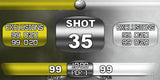 224 x 448 Designer Template:  Water Polo Yellow