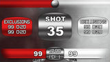 256 x 448 Designer Template:  Water Polo 2 Red