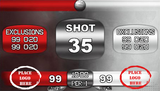256 x 448 Designer Template:  Water Polo 2 Red