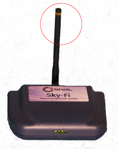 Replacement Antenna for 900 MHz WA-1 (Sky-Fi) Wireless Adapter and wireless Pace Clocks (R-905-001)