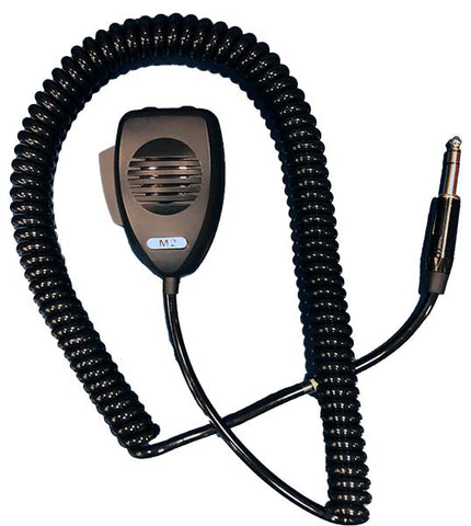 Microphone with a 15' coiled cord. (M2-C15)