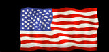 LED Video Display Animation - American Flag
